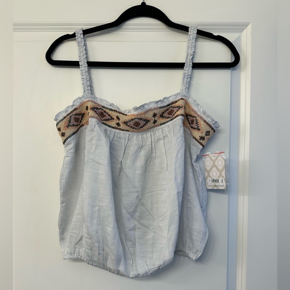 Lucky Brand Tops - Lucky Brand Beaded Tank Top
